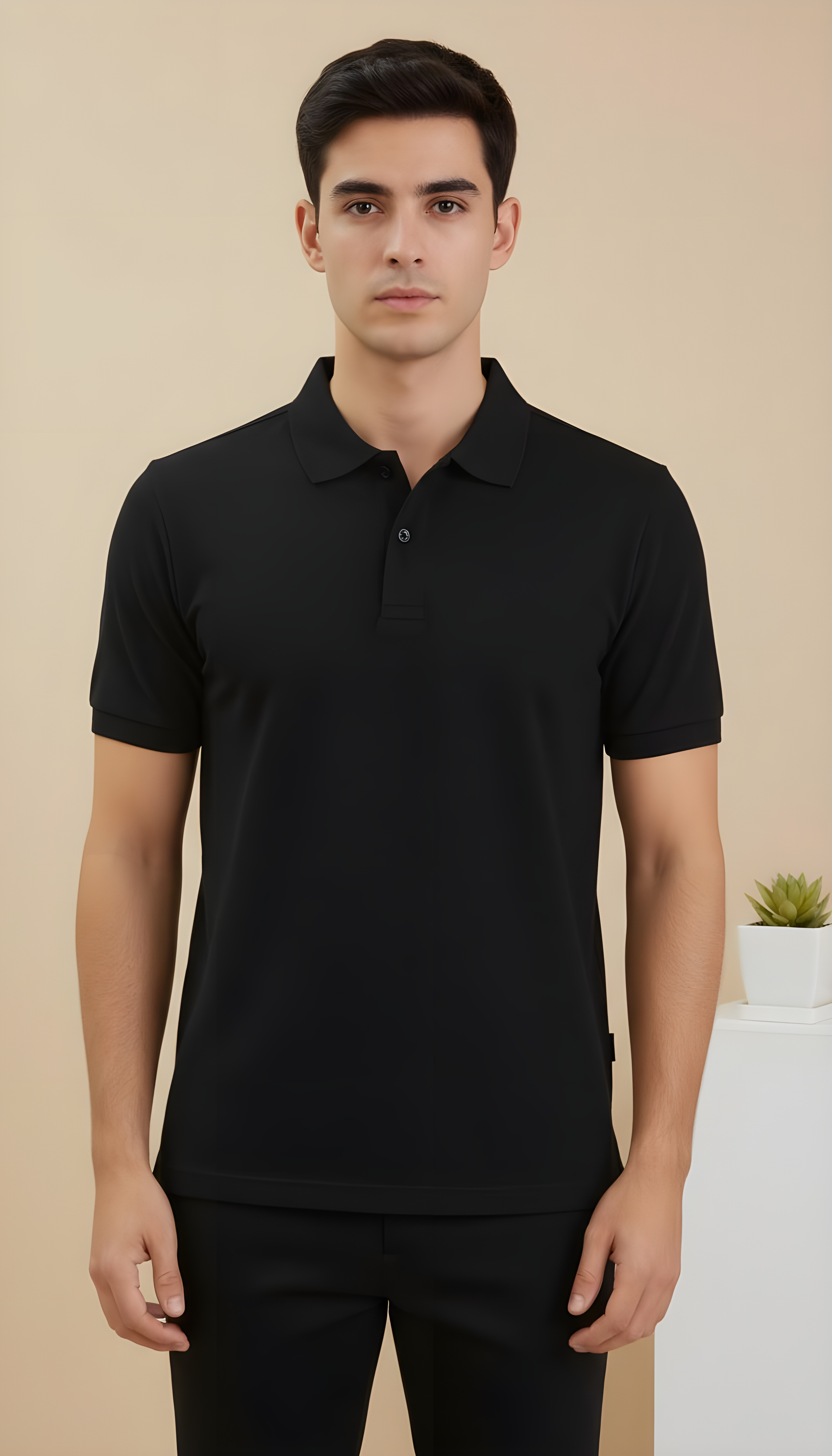 Polo T-shirt Black
