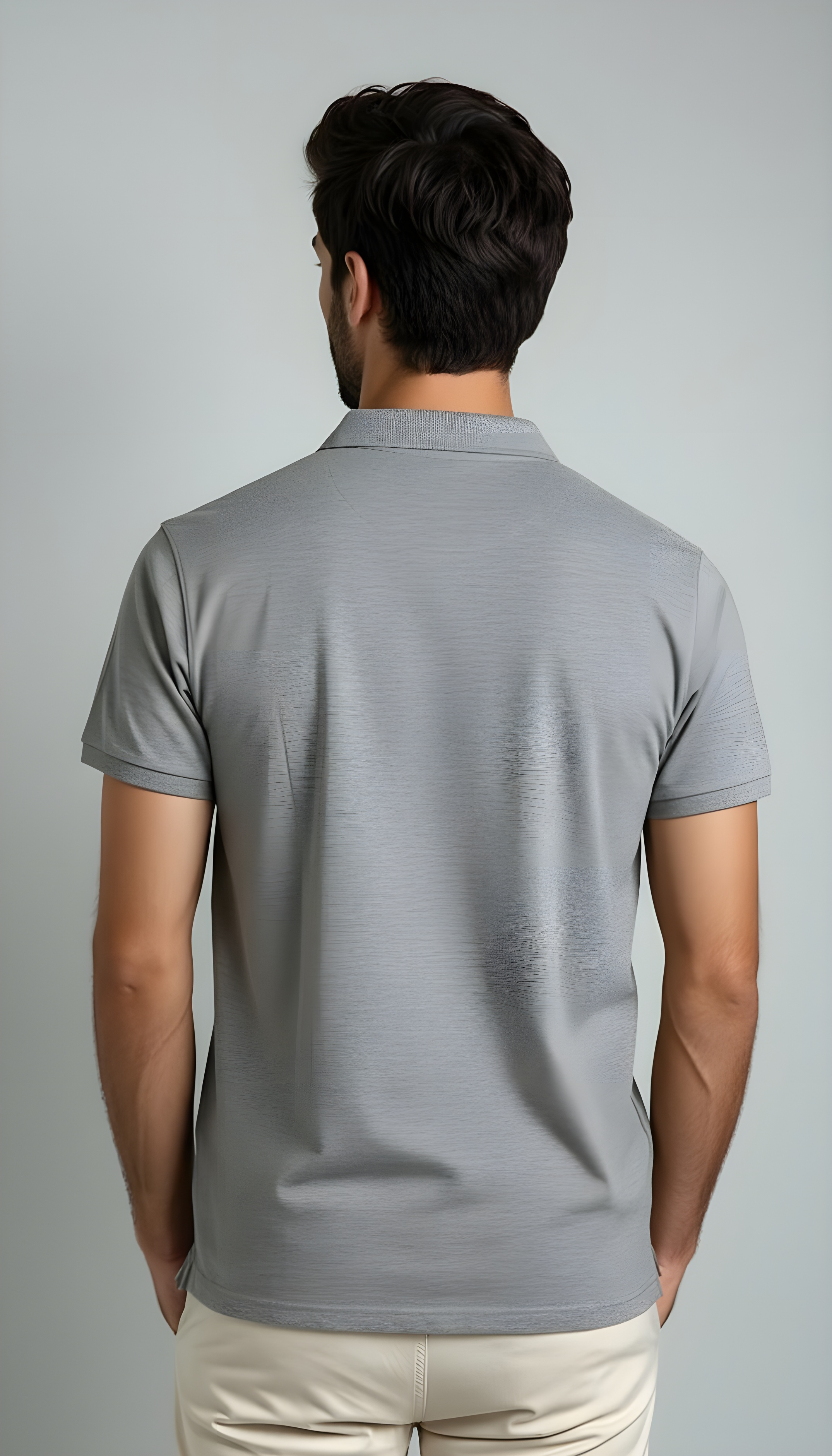 Polo T-shirt Grey