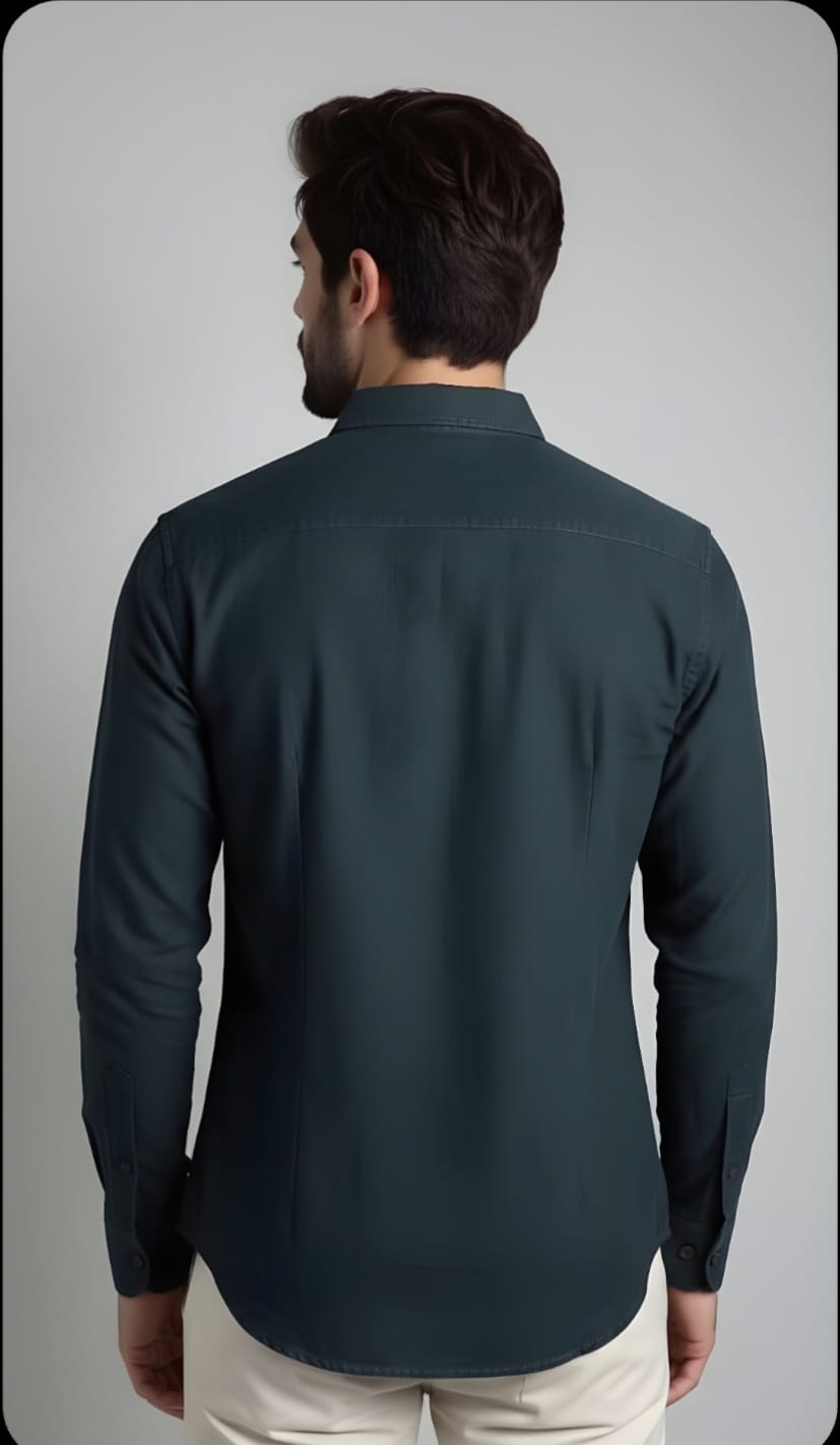 Majestic Green Linen Shirt