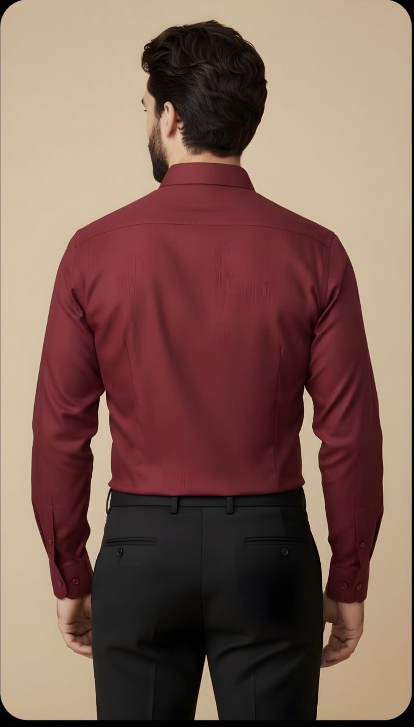 Dark Maroon Shirt