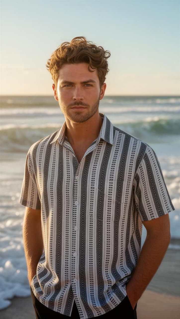 Printed Short Sleeves Shirt