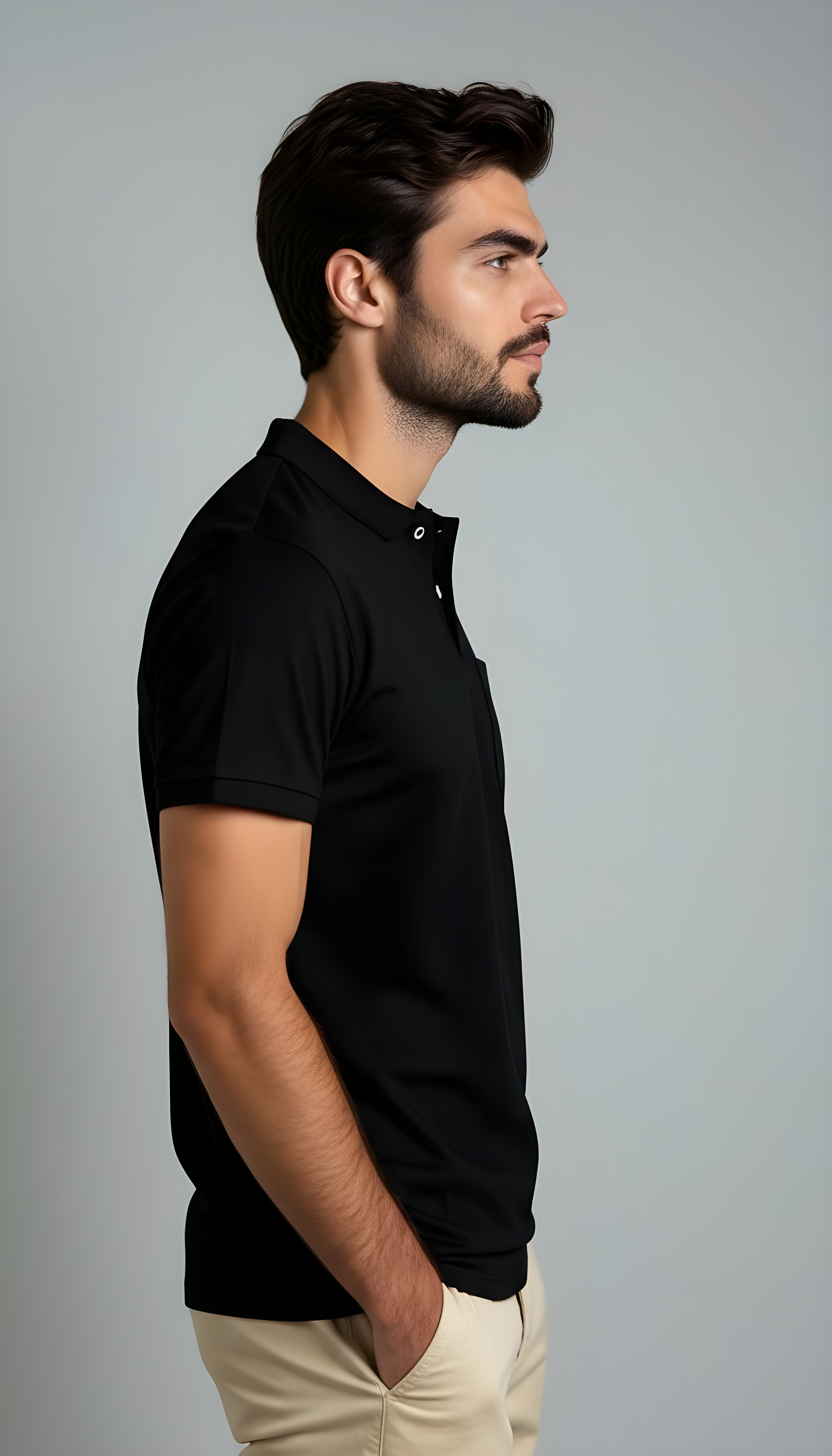 Polo T-shirt Black